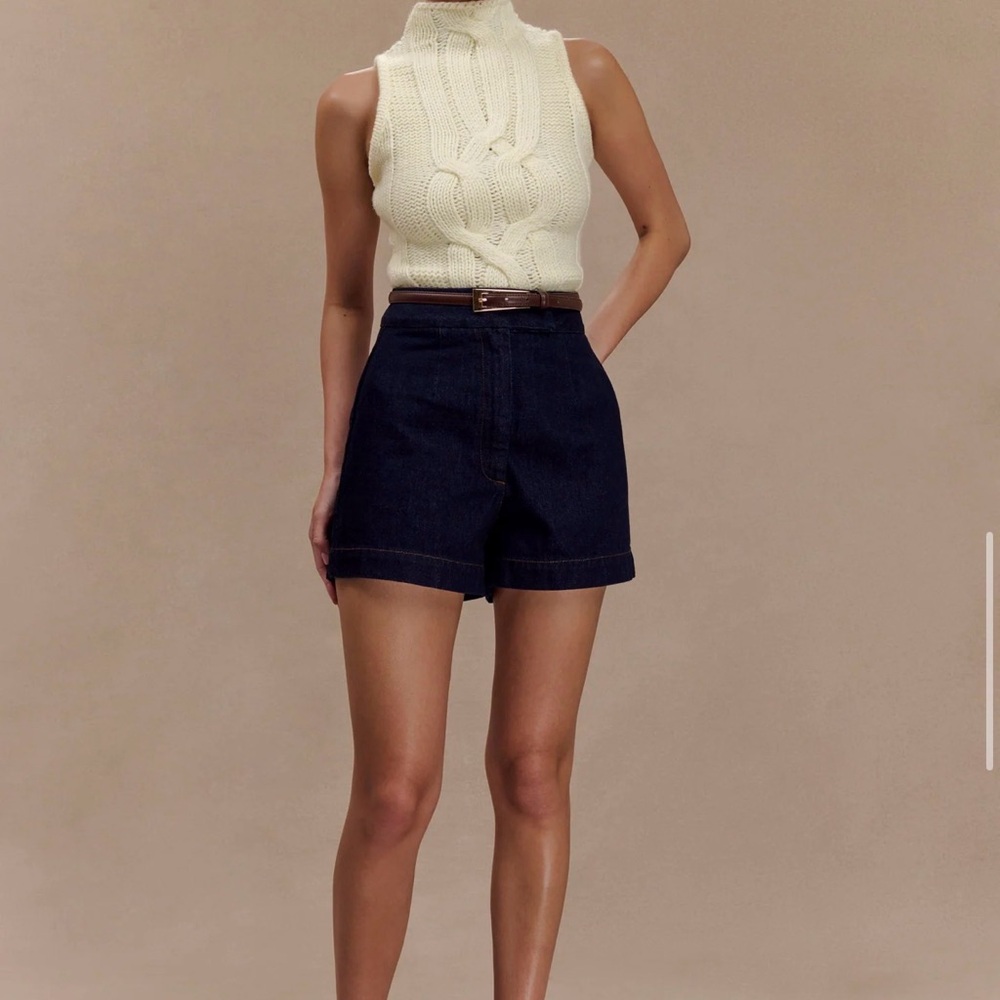 BNWT MESHKI ABEL INDIGO BLUE SHORT SIZE S